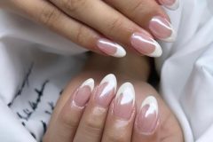 french chrome nails