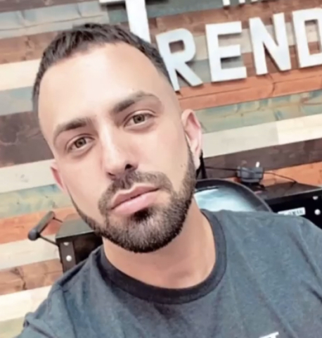 haircut and beard in west palm beach barbershop