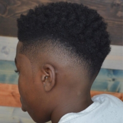 Brian 10 afro haircut in west palm beach