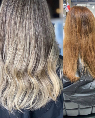 west palm beach hair salon before and after