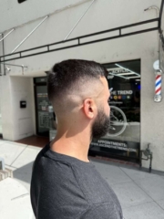 Adrian 4 Skin Fade Haircut in West Palm Beach Barber Shop
