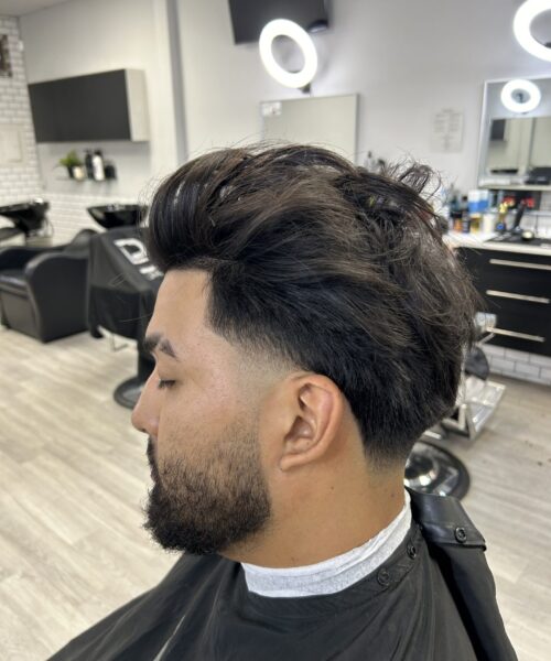 haircut inside an award winning barbershop in west palm beach