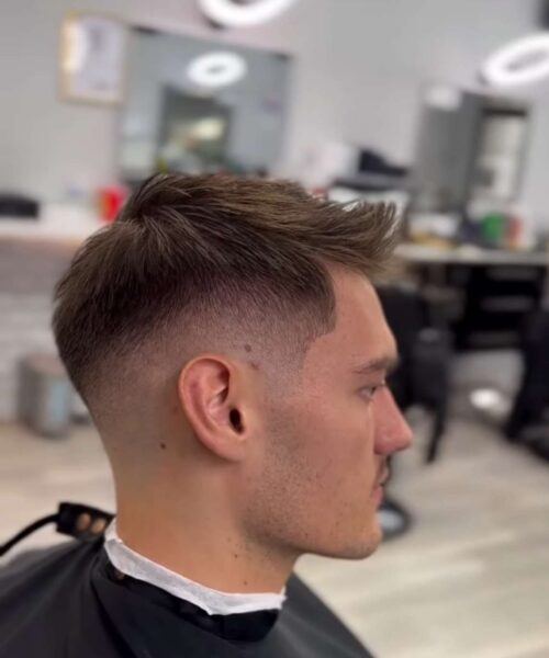 skin fade haircut by Adrian in downtown west palm beach