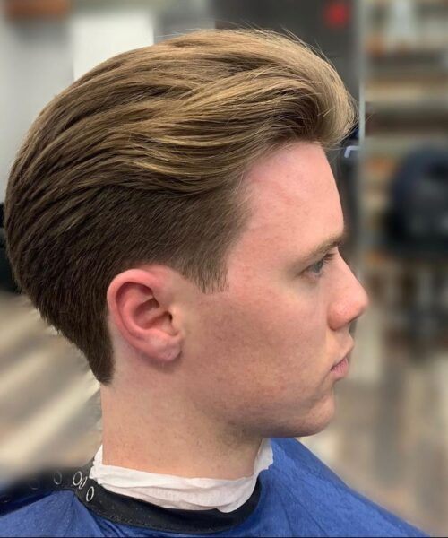 scissor haircut in west palm beach barbershop